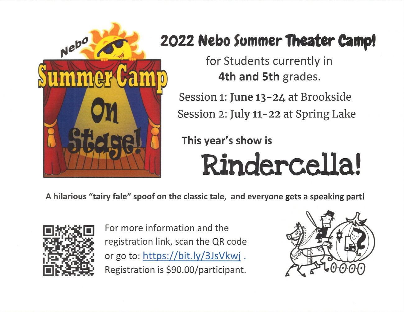 2022 Nebo Summer Theater Camp 4th and 5th Grade Students Sierra Bonita